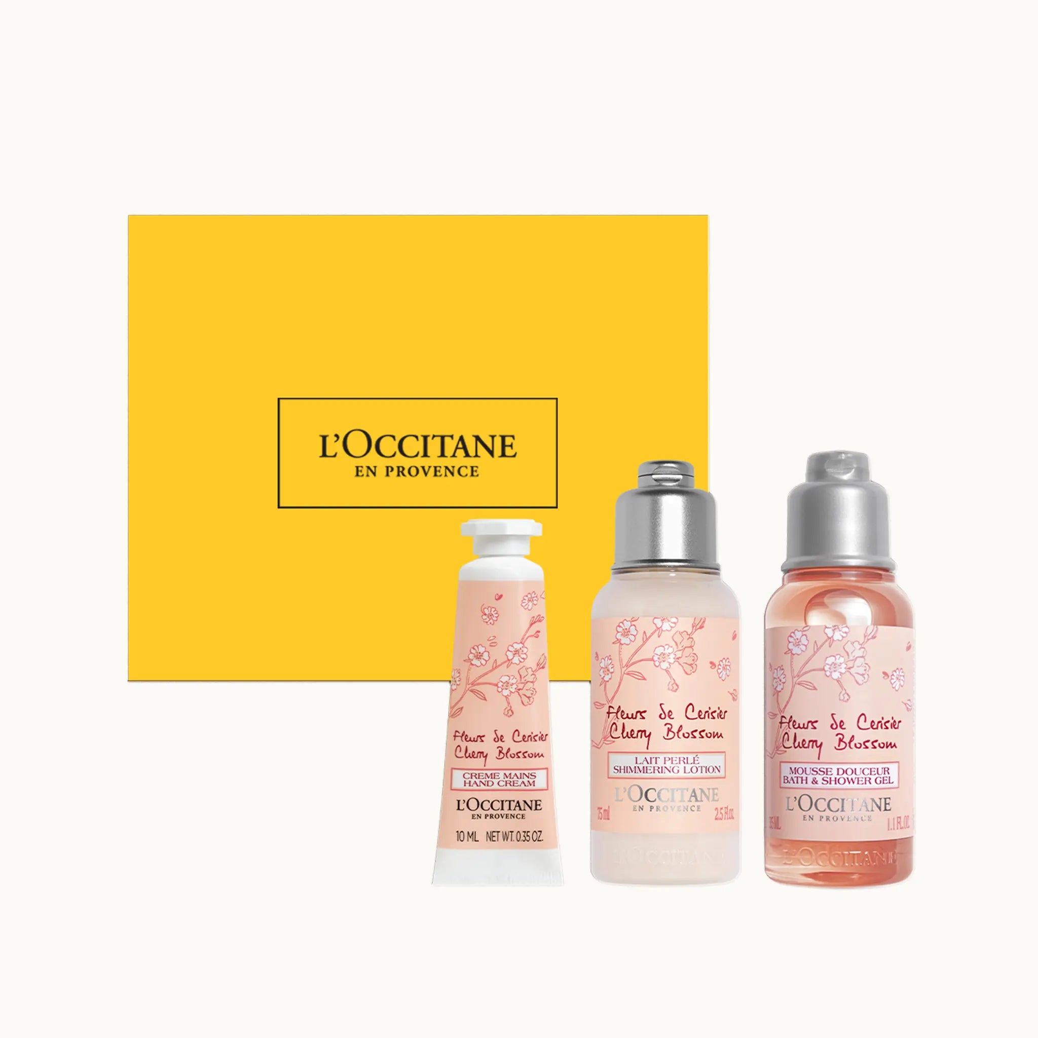 🌸 L'Occitane Cherry Blossom Mini Discovery Set – French Sampler