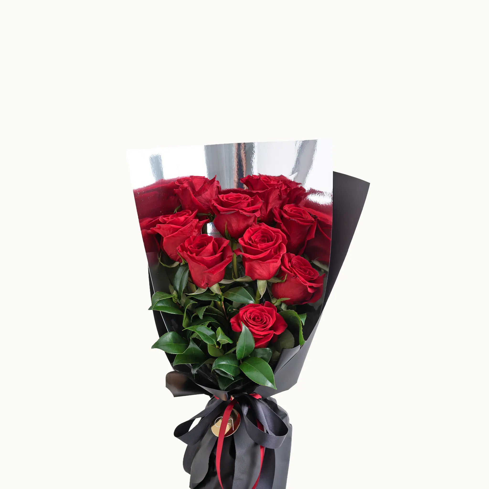 🌹 9 Red-Roses - Fresh Flowers - Fast Delivery | Rén Gifts