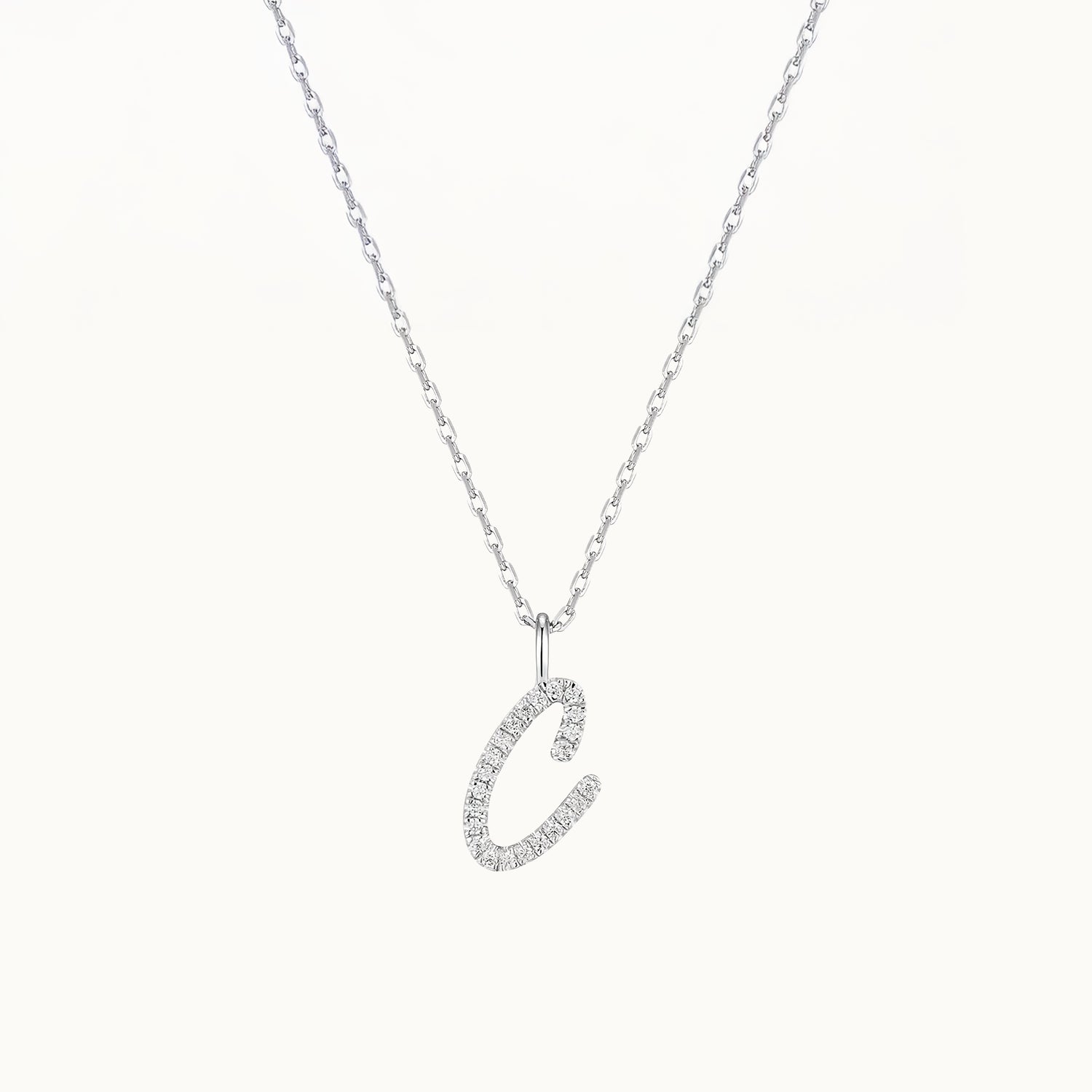 Arsis Artistic Initial Pendant Necklace