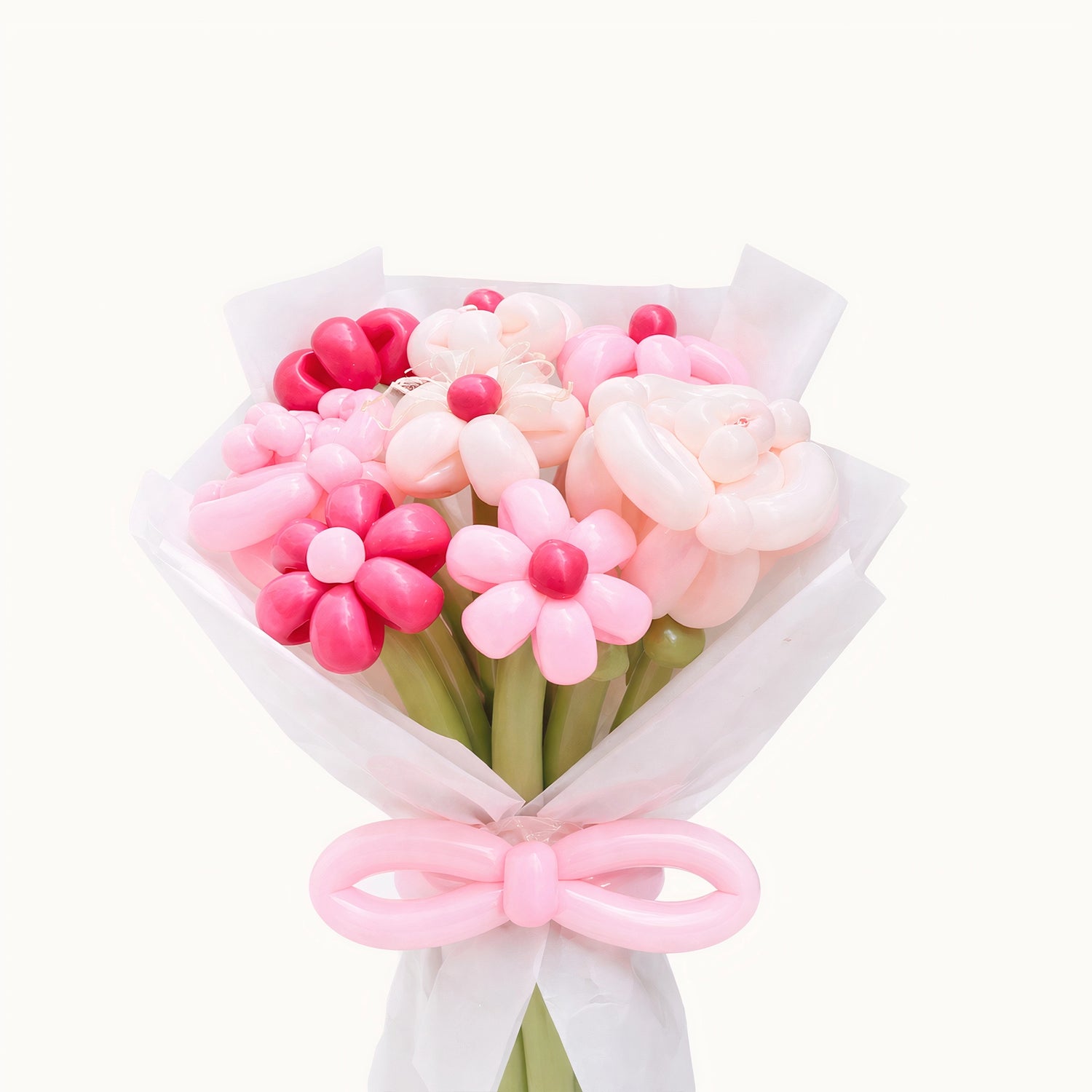 Pink Balloon Flower Bouquet