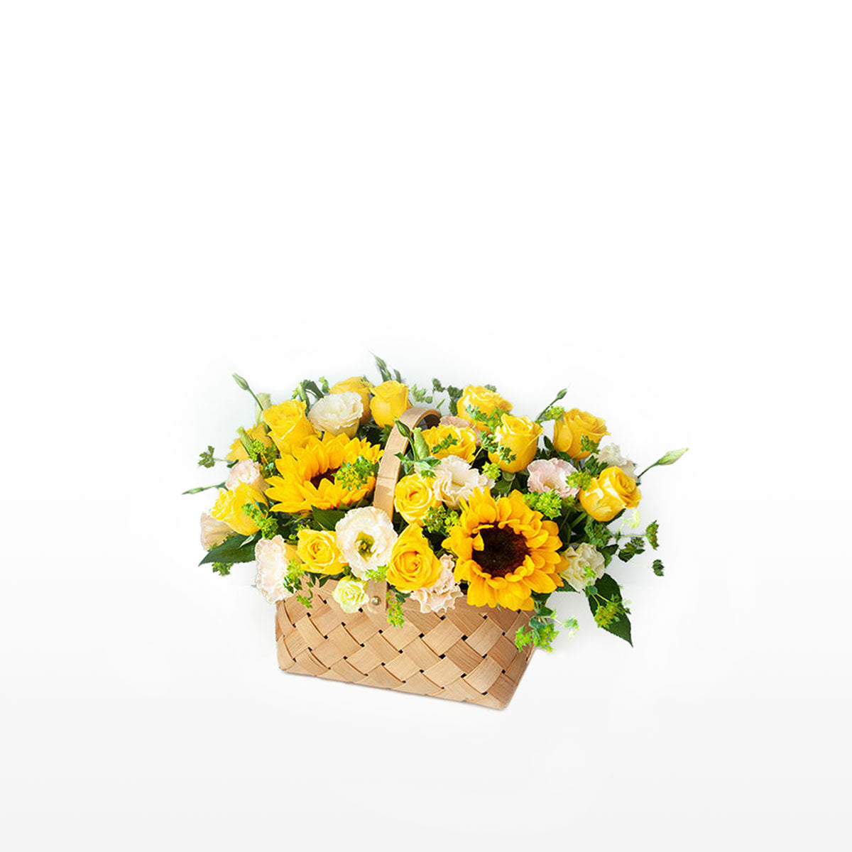 Basket Of Sunflowers