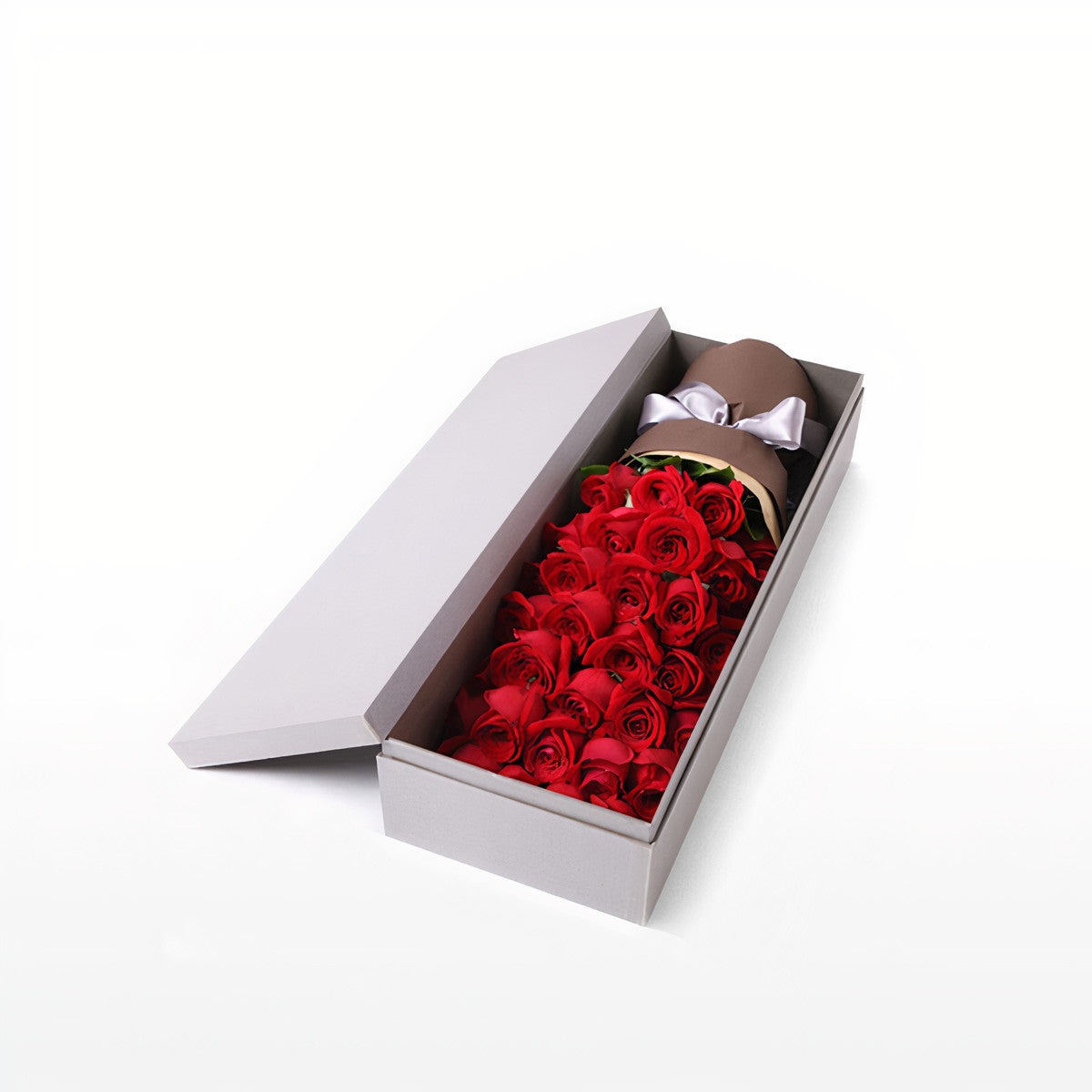 Coffret cadeau classique de roses rouges 33