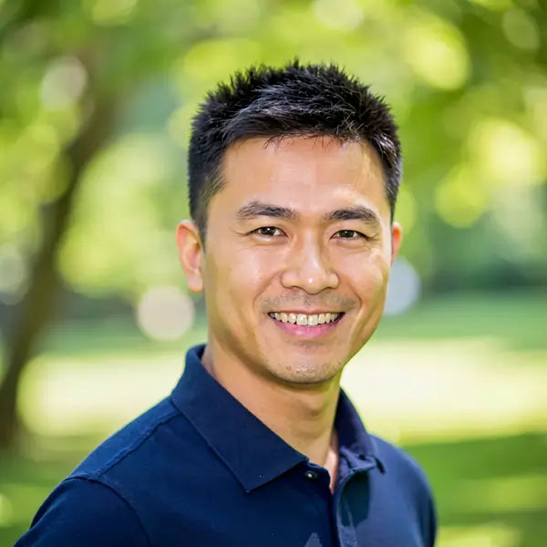 Dingding, Ren Gifts warehouse manager standing in a park