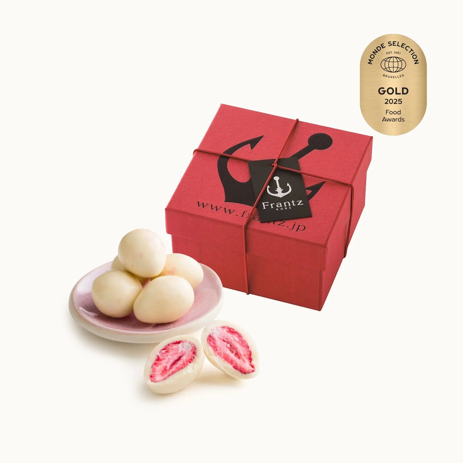 Japanese Strawberry Chocolate Truffles