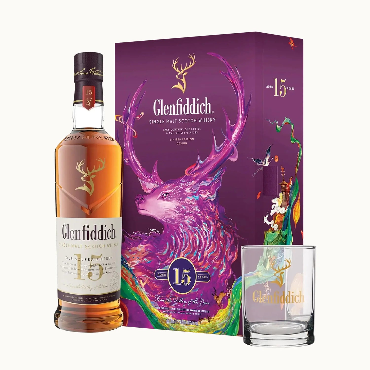 15 Year Old Single Malt Scotch Whisky Glass Set