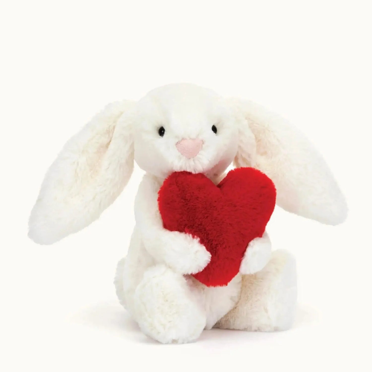 Bashful Red Love Heart Bunny