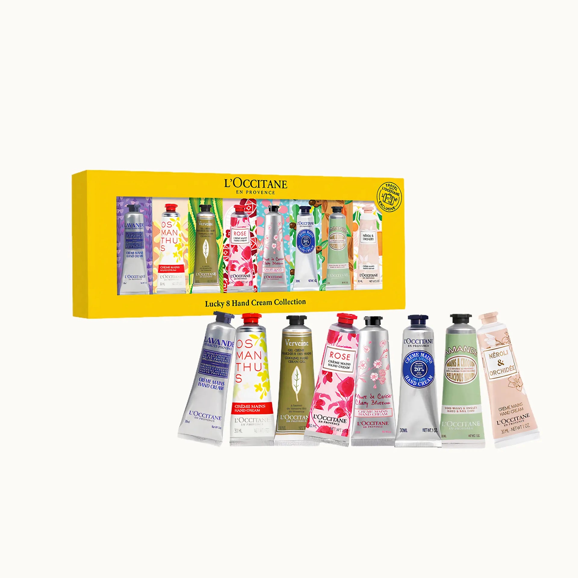🎁 L'Occitane Lucky 8 Hand Cream Collection – Variety Gifts to