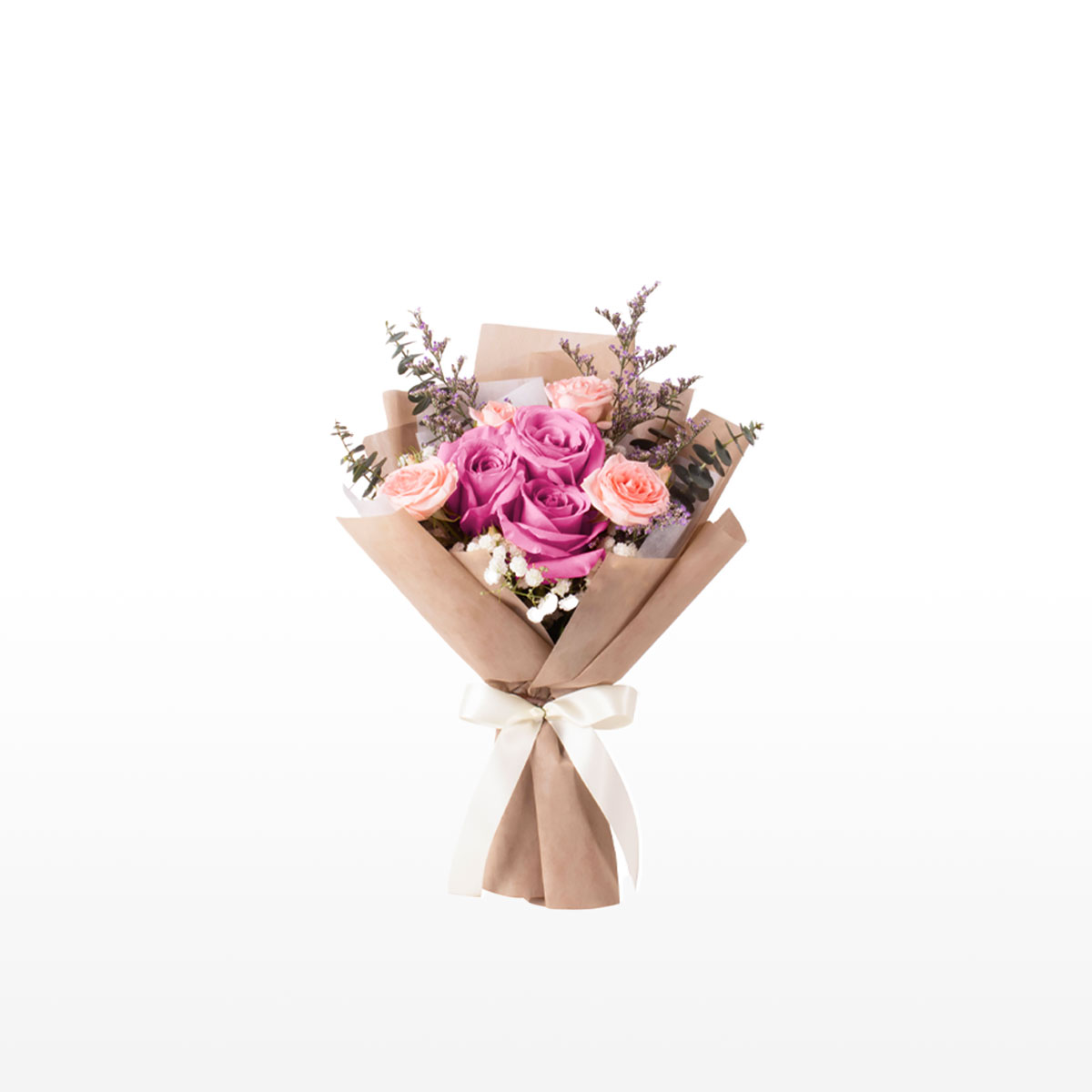 Mini Pink Rose Bouquet