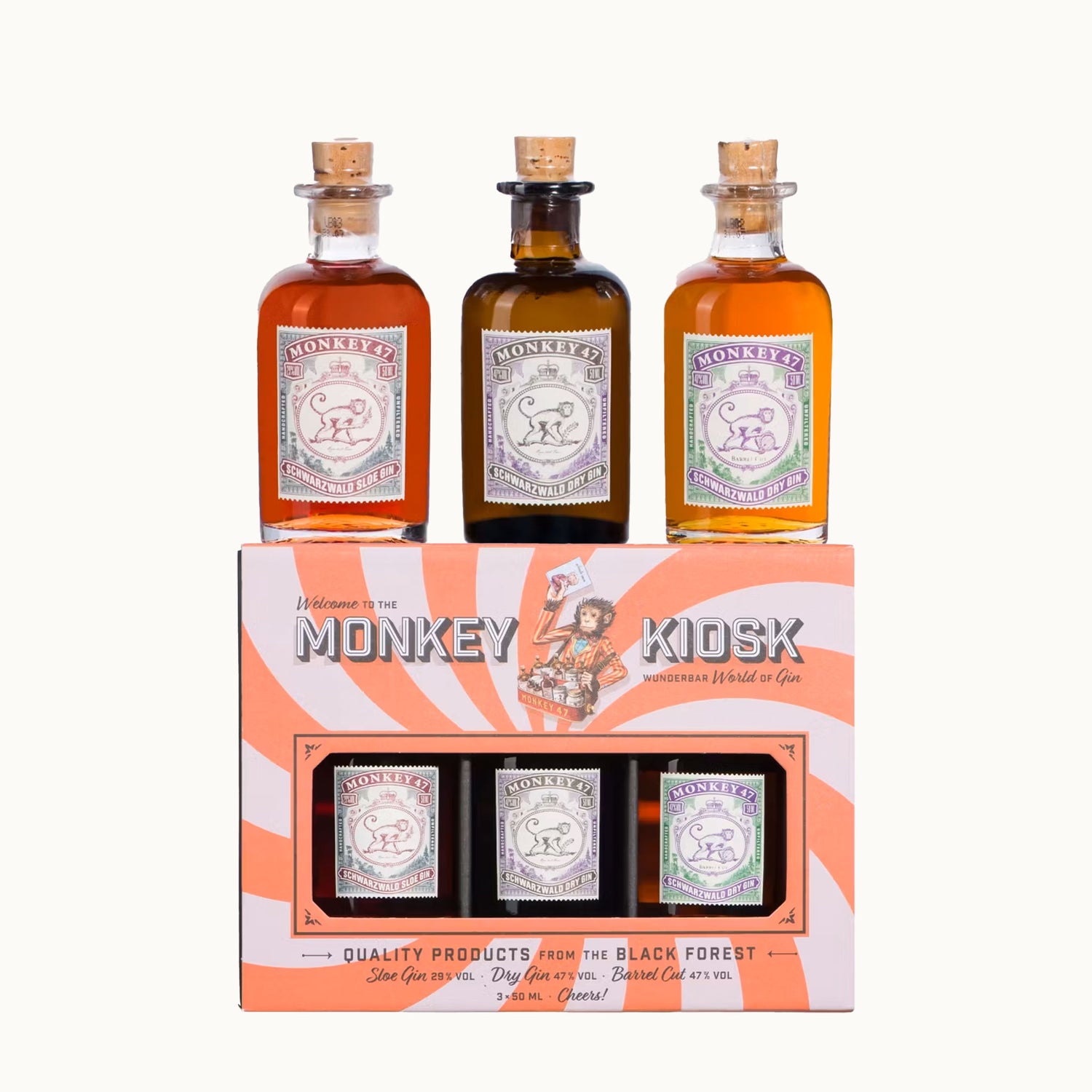 Kiosk Miniature Gin Gift Pack