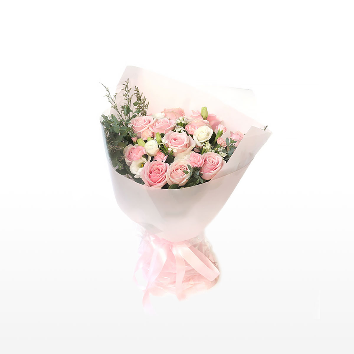 Bouquet de jolies fleurs roses