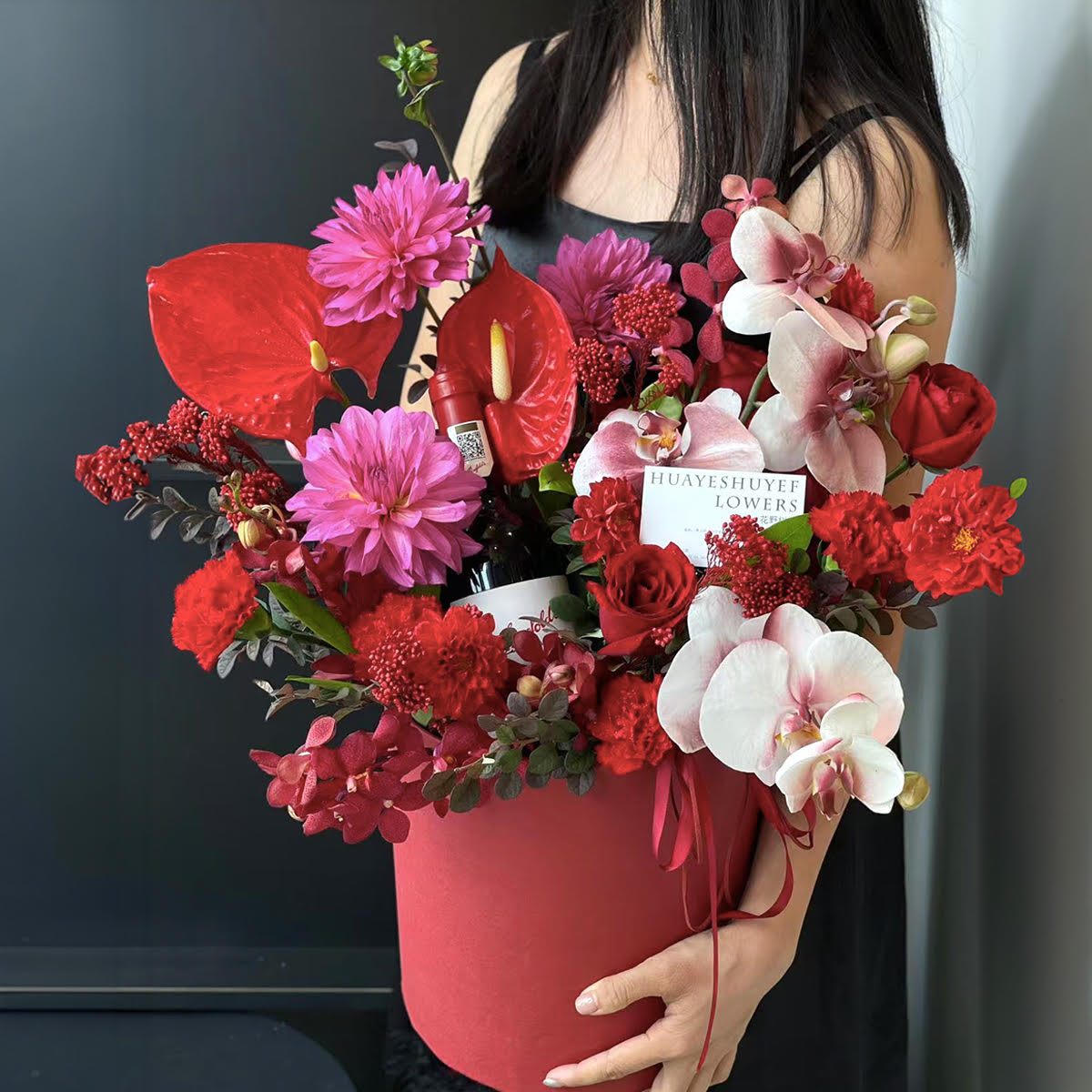 Red Royale Box Bouquet