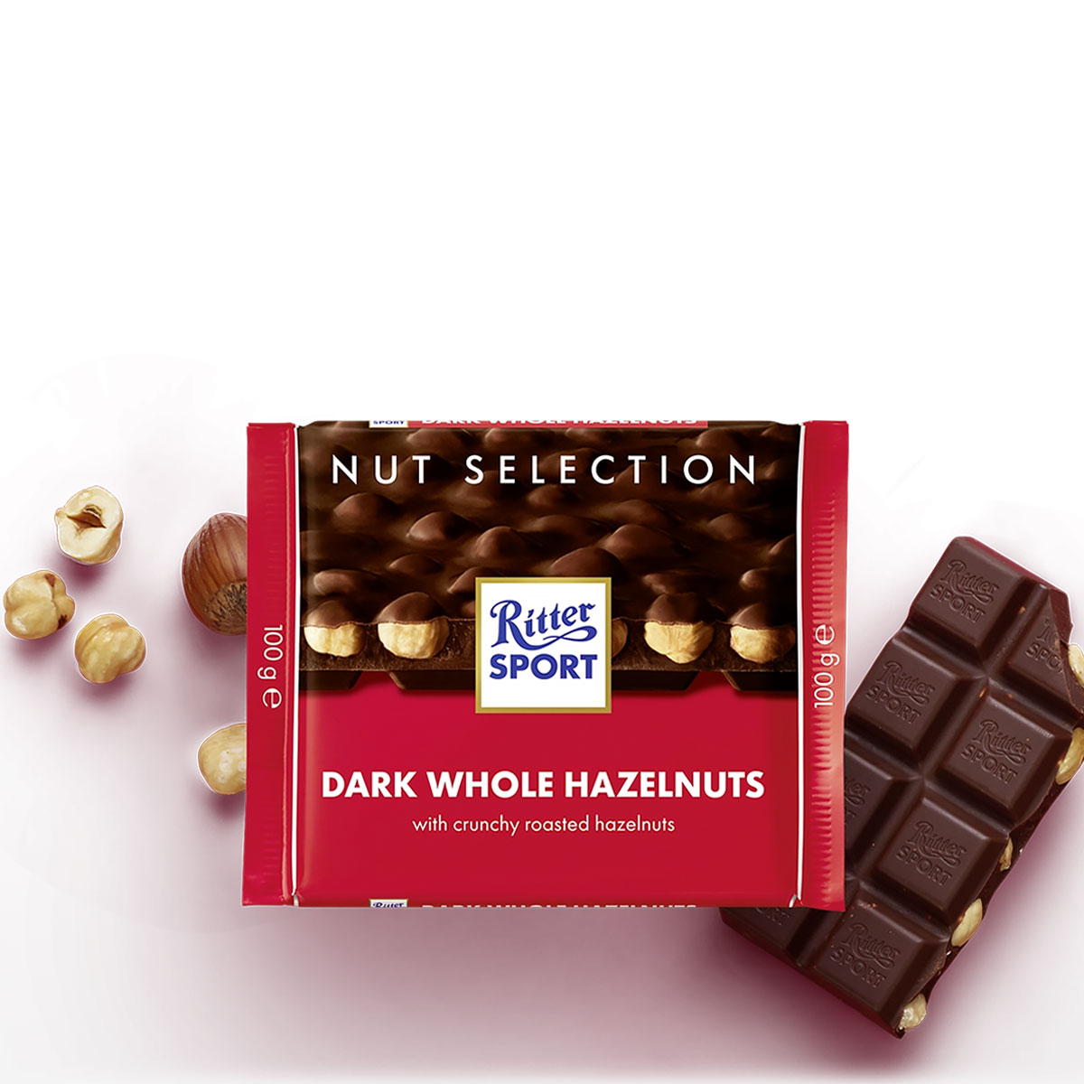 Chocolat noir aux noisettes entières