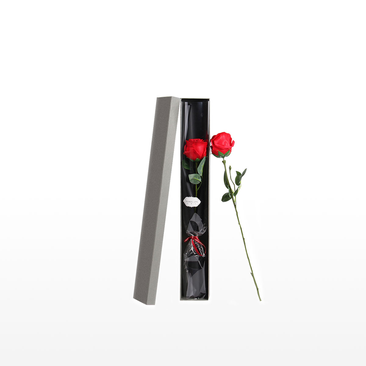 Single Red Rose Gift Box