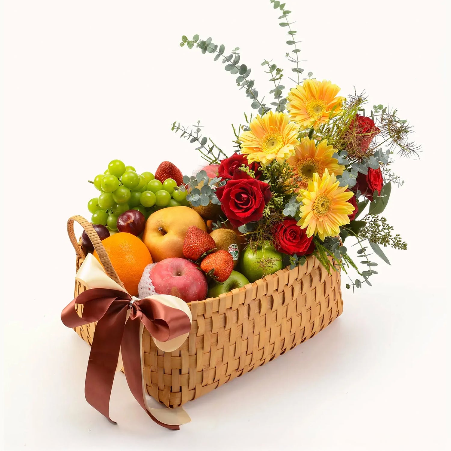 Sweet Blooms Fruit Basket