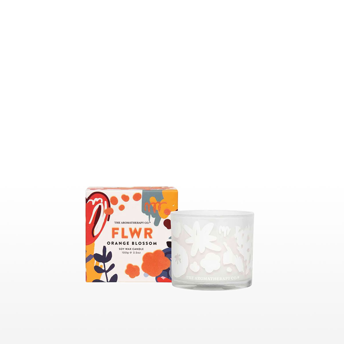 Orange Blossom Flwr Candle